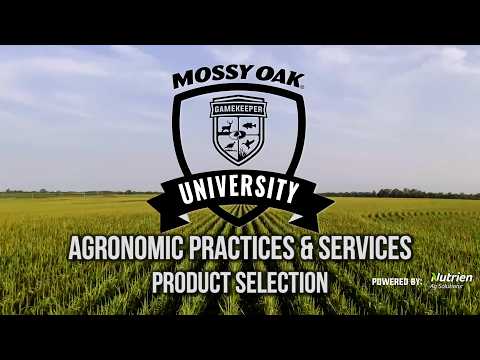 Agronomic Practices & Services: Product Selection
