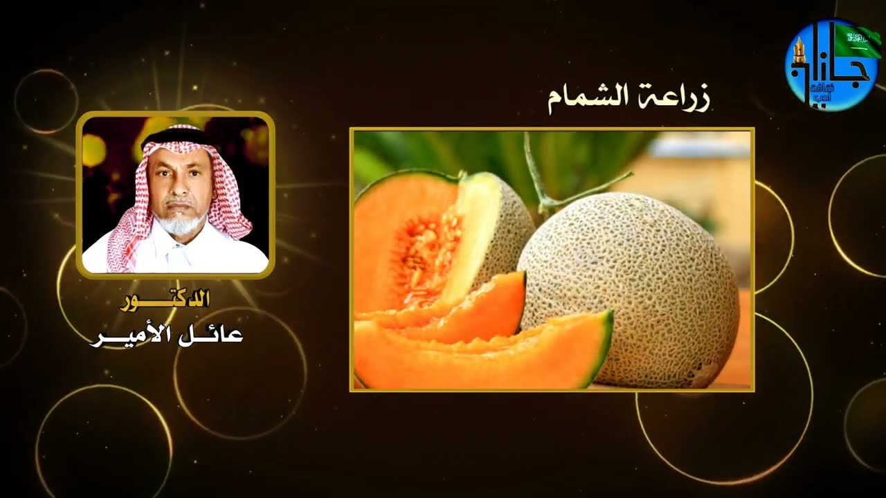 7 - 8 الزراعة في جازان- زراعة الشمام - للدكتور/عايل الأمير- تقديم/ ياسر الجعفري- تصميم /الغبيسي