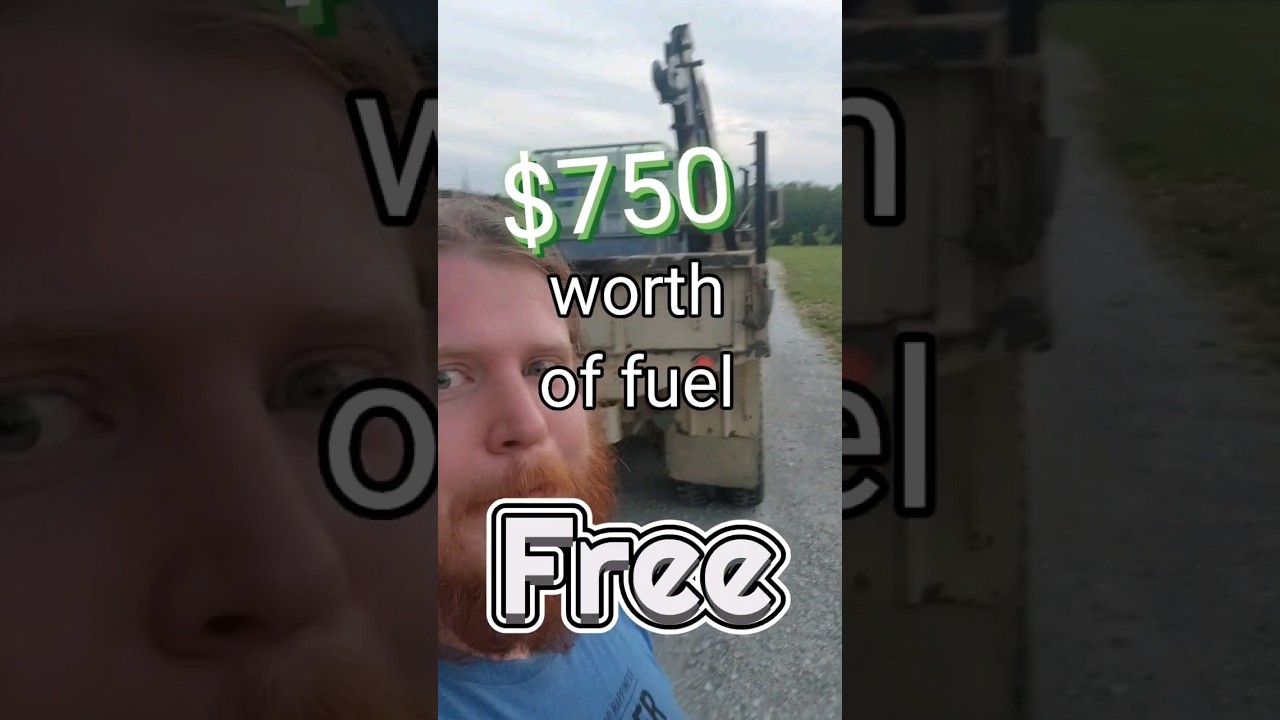 Don't drool, free fuel