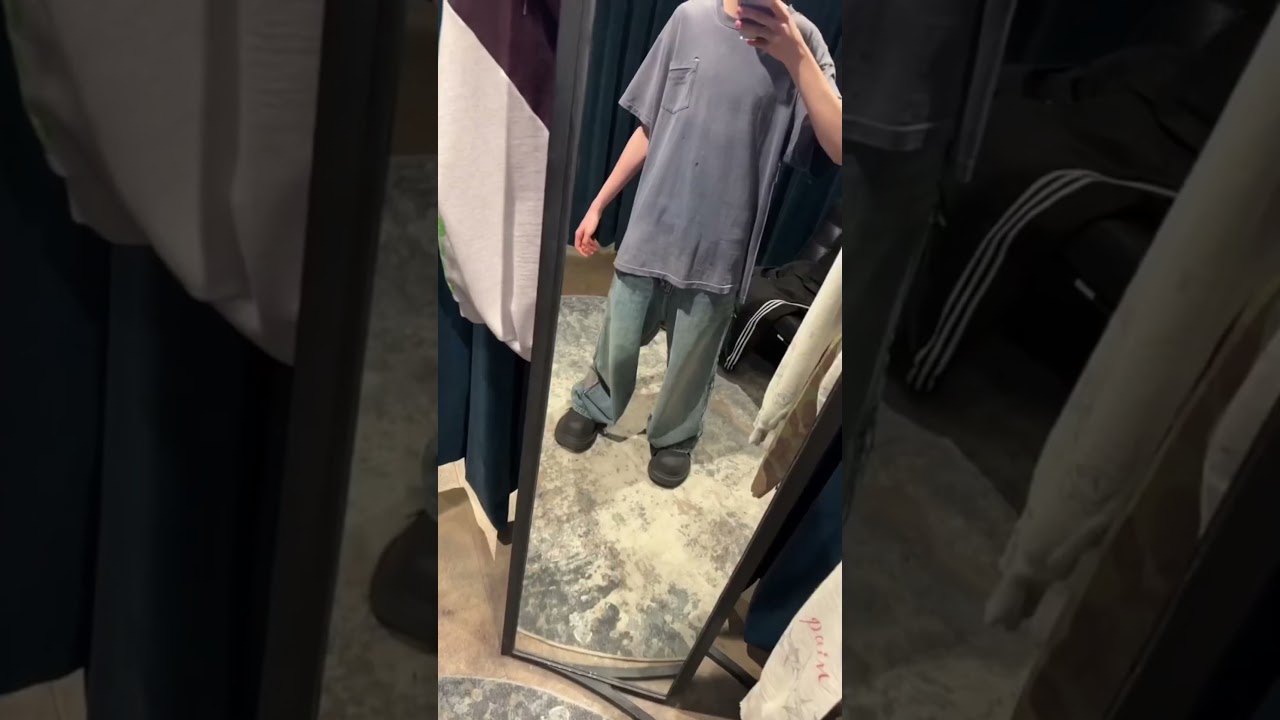 Balenciaga baggy hybrid jeans