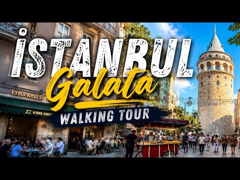 Istanbul Walking Tour 2026 | Galata Tower & Galata