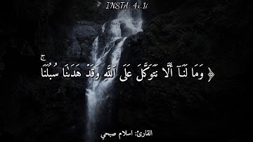 قرآن كريم بصوت القارئ اسلام صبحي ❤ -- أجمل حالات واتس اب دينيه تلاوة خاشعة 🍃