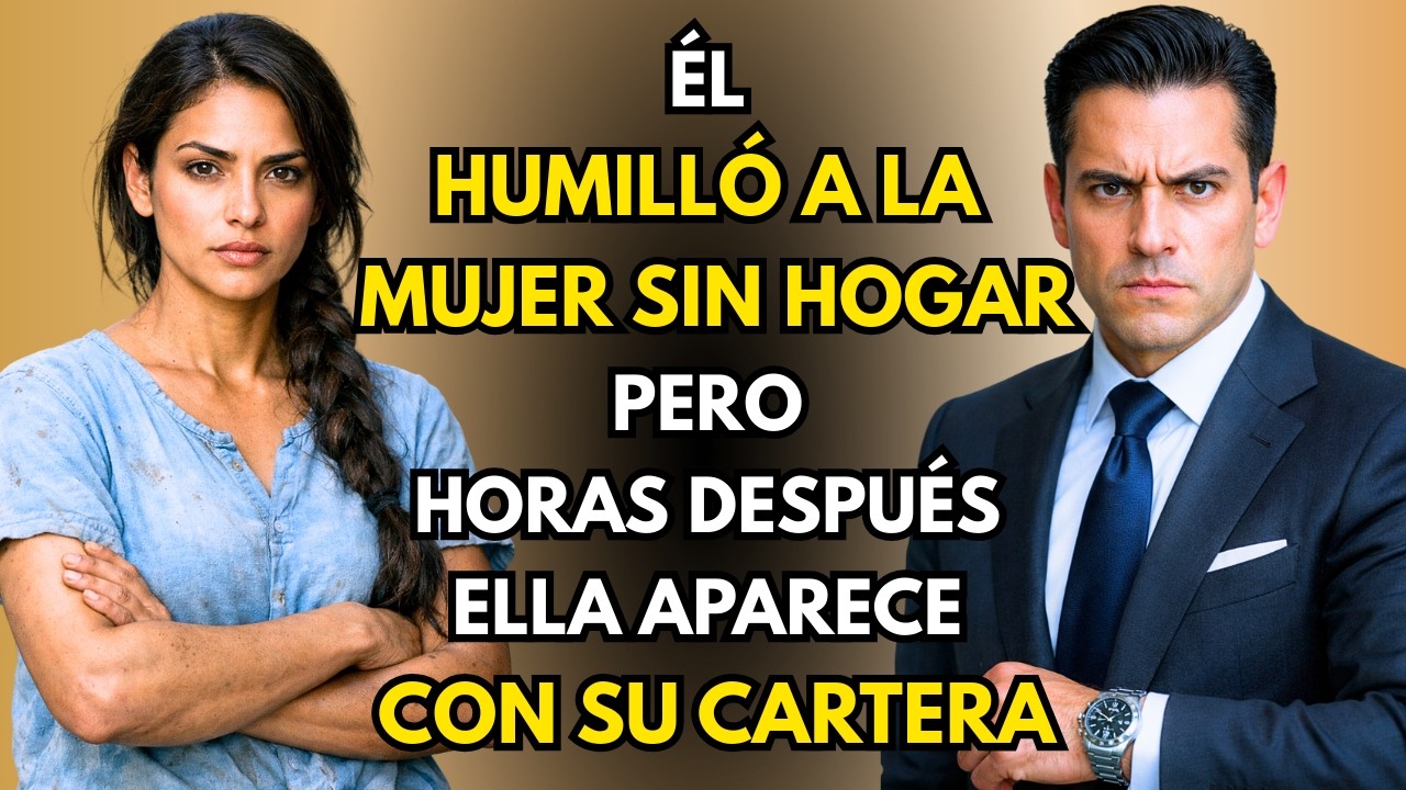 MILLONARIO HUMILLA a una mujer sin hogar… pero después TODO EMPEZÓ A DESMORONARSE