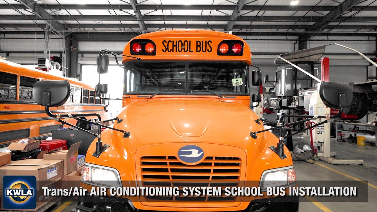 TransAir SCHOOL BUS AC SYSTEM INSTALLATION YouTube