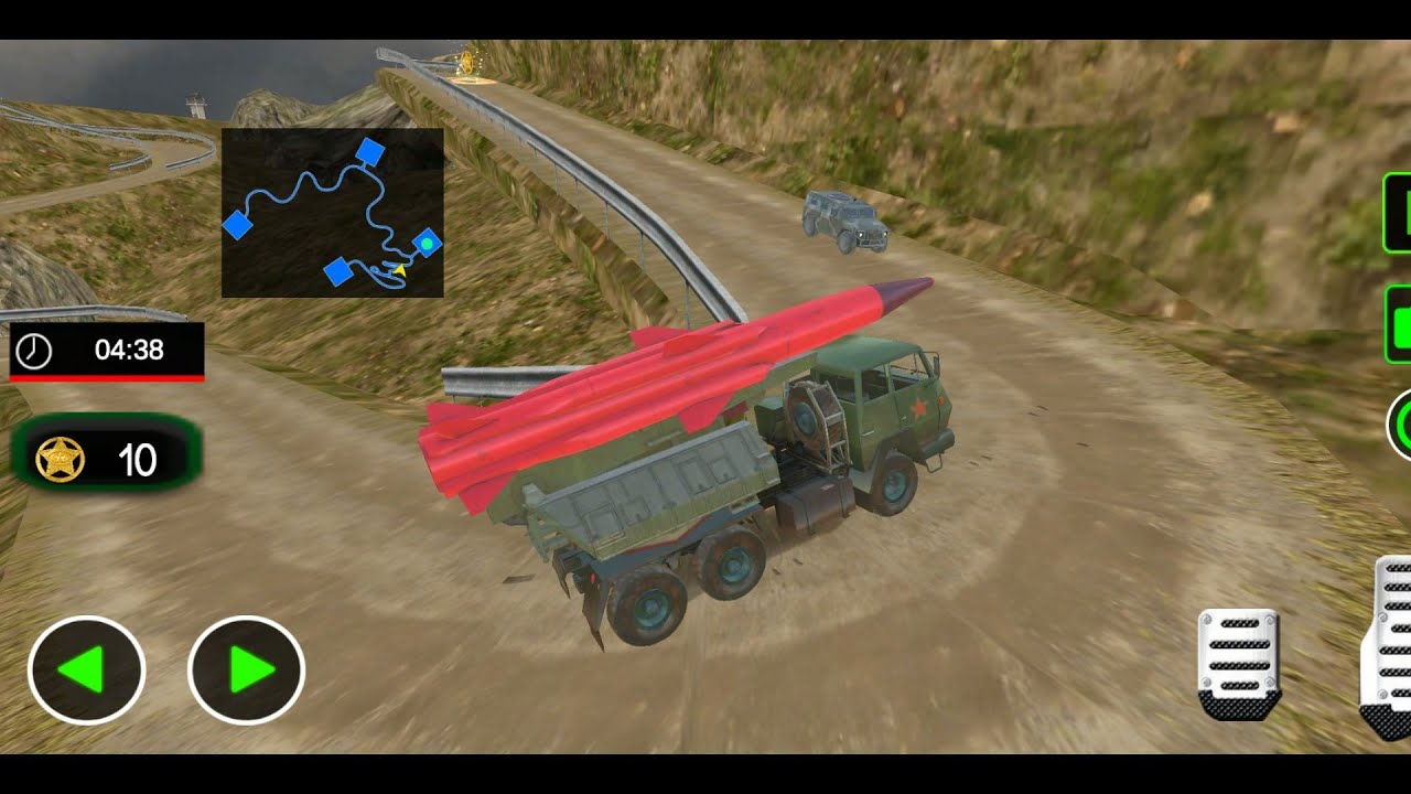 OffRoad US Army Transport 2021- Transporting some goods and a Missile, KABOOM.😂😂🤣