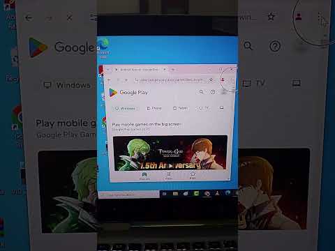 How To Download And Install Google PlayStore Apps On Windows PC Or Laptop💻 #shorts #playstore