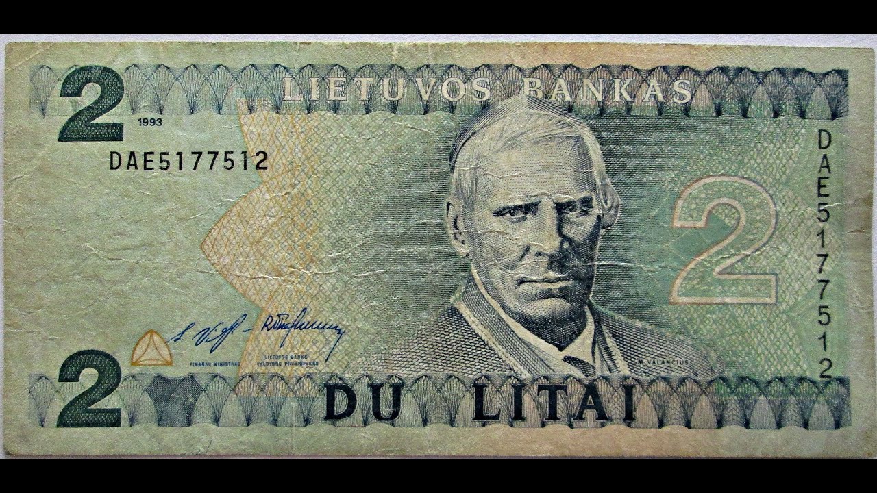 Lithuania, 2 litas, 1993
