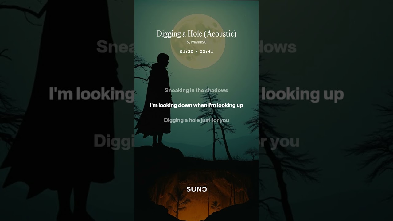 Digging a Hole (Acoustic) - Suno AI 