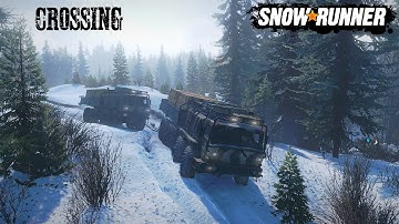 Crossing Task Building A Bridge In Yellowrock National Forest Gameplay Snowrunner Phase 6 Update DLC