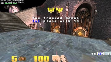 Quake 3 Nightmare Shotgun only Q3DM16 (The Bouncy Map) 60fps