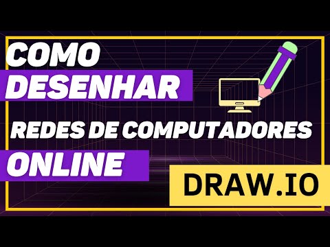 Como DESENHAR uma rede de computadores ONLINE usando o DRAW.IO