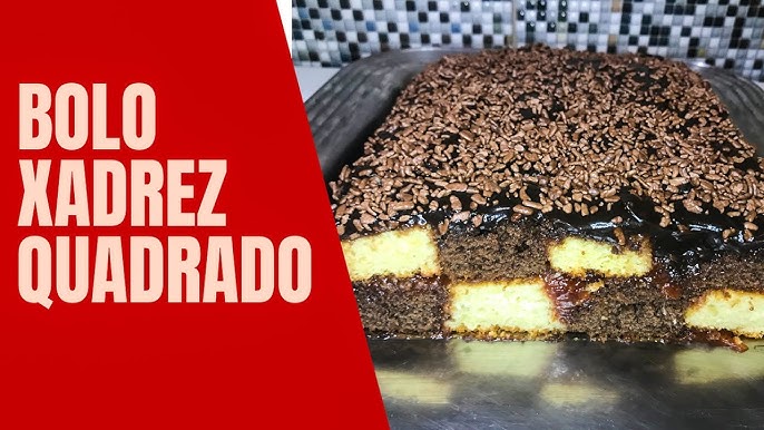 COZINHAR COM OS ANJOS: BOLO DE XADREZ XEQUE- MATE :)