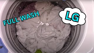 FULL WASH  WT1901CW LG Top Load Washer 6 Full Size Bath Towels