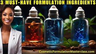 3 Must-Have Cosmetic Ingredients For Diy Beauty Formulations Bonus Recipe Included