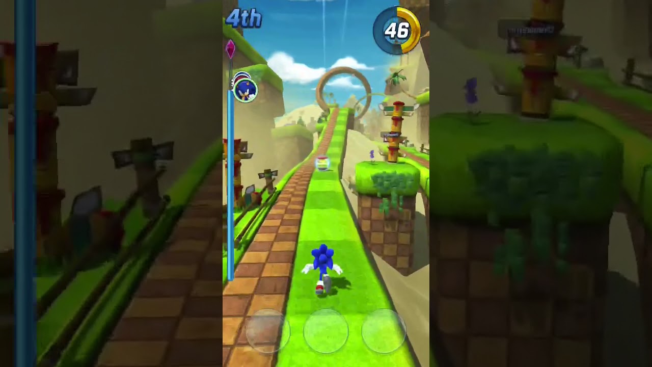 Green hill zone on sonic forces speed battle
