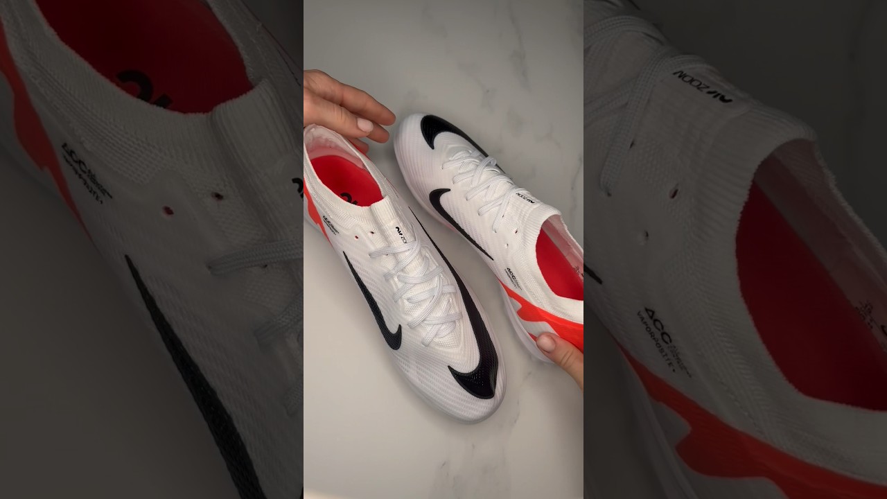 Сороконожки Nike Air Zoom Mercurial 15 Pro TF белый, красный 