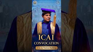 “Chartered Accountants play a key role in nation building,” KTR at the ICAI Convocation.