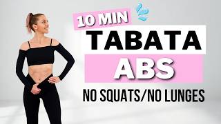 🔥10 Min TABATA CARDIO ABS🔥DAILY WORKOUT TO LOSE BELLY FAT🔥ALL STANDING🔥KNEE FRIENDLY🔥NO REPEATS🔥