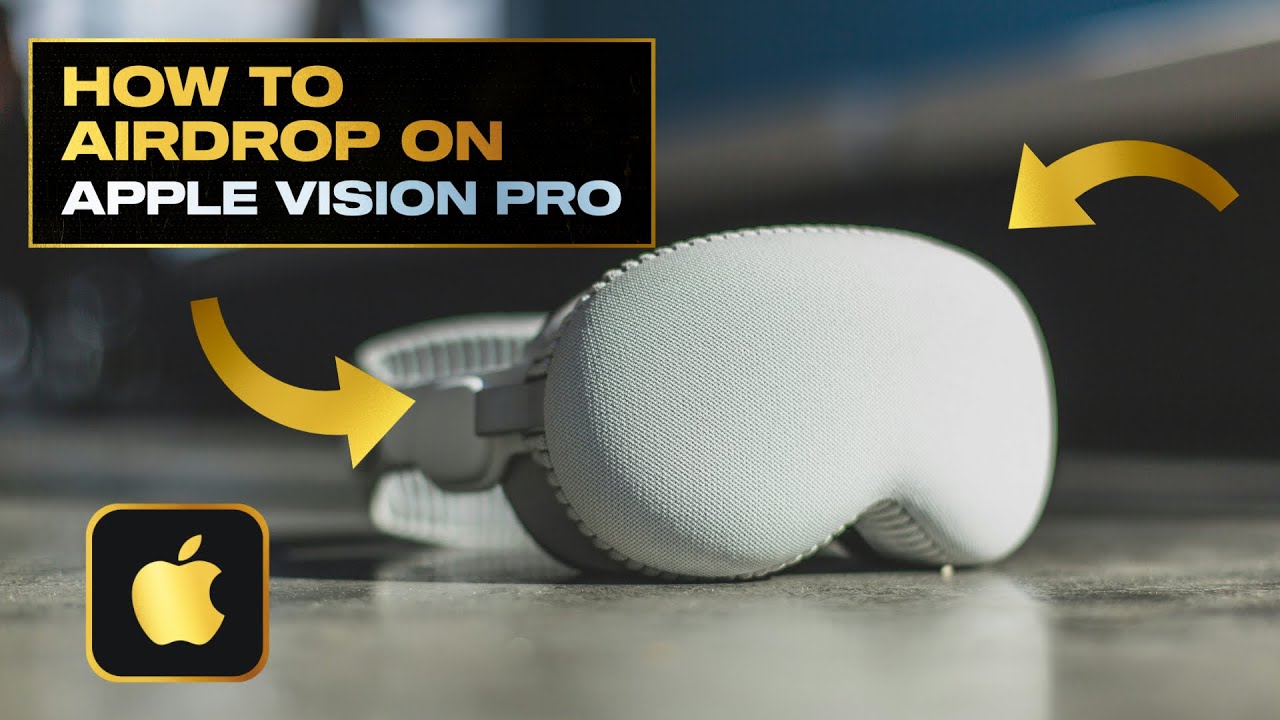 How to Airdrop on Apple Vision Pro - YouTube