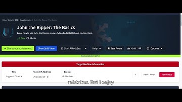 John The Ripper The Basics TryHackMe  Part 1