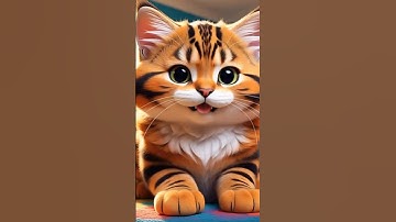 "AI Generated Animated Video| Cat AI Animation Video | Cat Funny Video" #shorts #funny #cat #viral