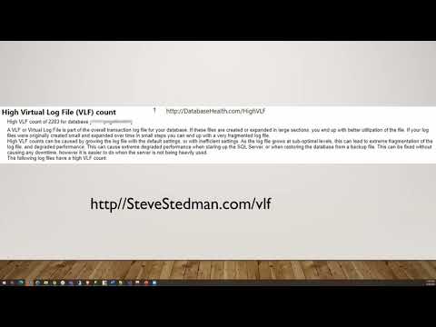 Quick Scan Report - High VLF Count