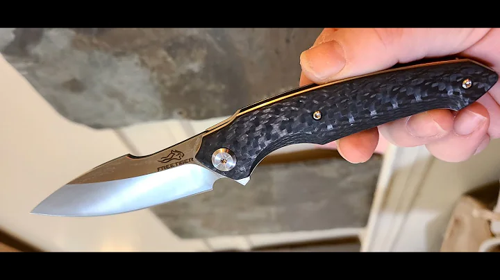 FREETIGER FT51 •  3.5* K110 Blade • CF handle • 4.1oz • ~$23-25 on Ali • Quick Overview