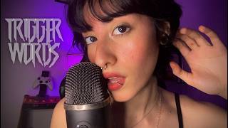 ASMR Sussurros em Inglês Pertinho do seu Ouvido (trigger words)