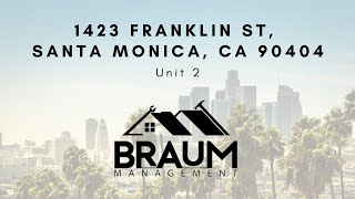1423 FRANKLIN ST Unit 2, SANTA MONICA, CA 90404