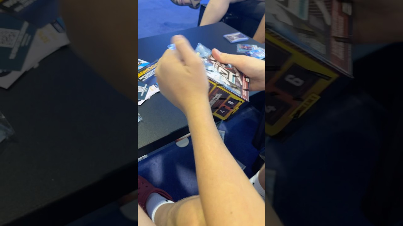 Opening a 2024 Optic Football Blaster Box at the National 