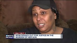 Mother speaks out, hoping to find person who murdered 21-year-old son in Detroit