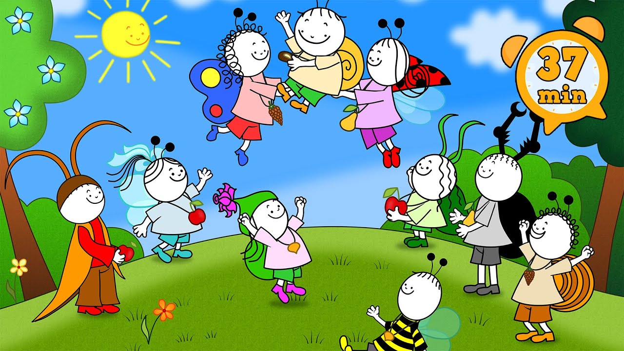 בילי ו גלי - הדבורה הקטנה, יום ספורט אביבי וסיפורים אחרים ▶ 8 פרקים מלאים | 37 דקות