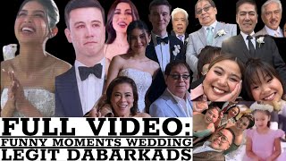 FULL VIDEO: DABARKADS FUNNY Moments NAgsamaSAma sa Wedding Day nina Maine Mendoza at Arjo Atayde