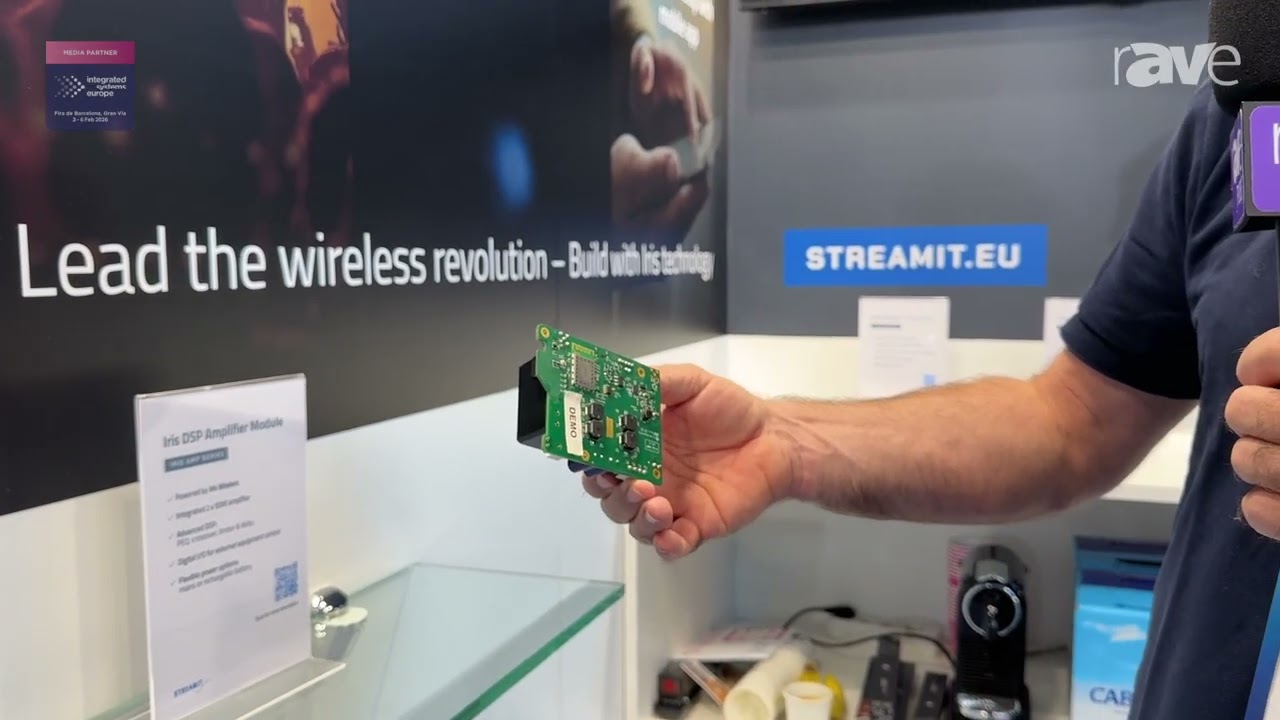 ISE 2026: Streamit Showcases Iris DSP Amplifier Module