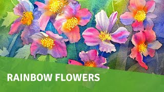 negative watercolor painting