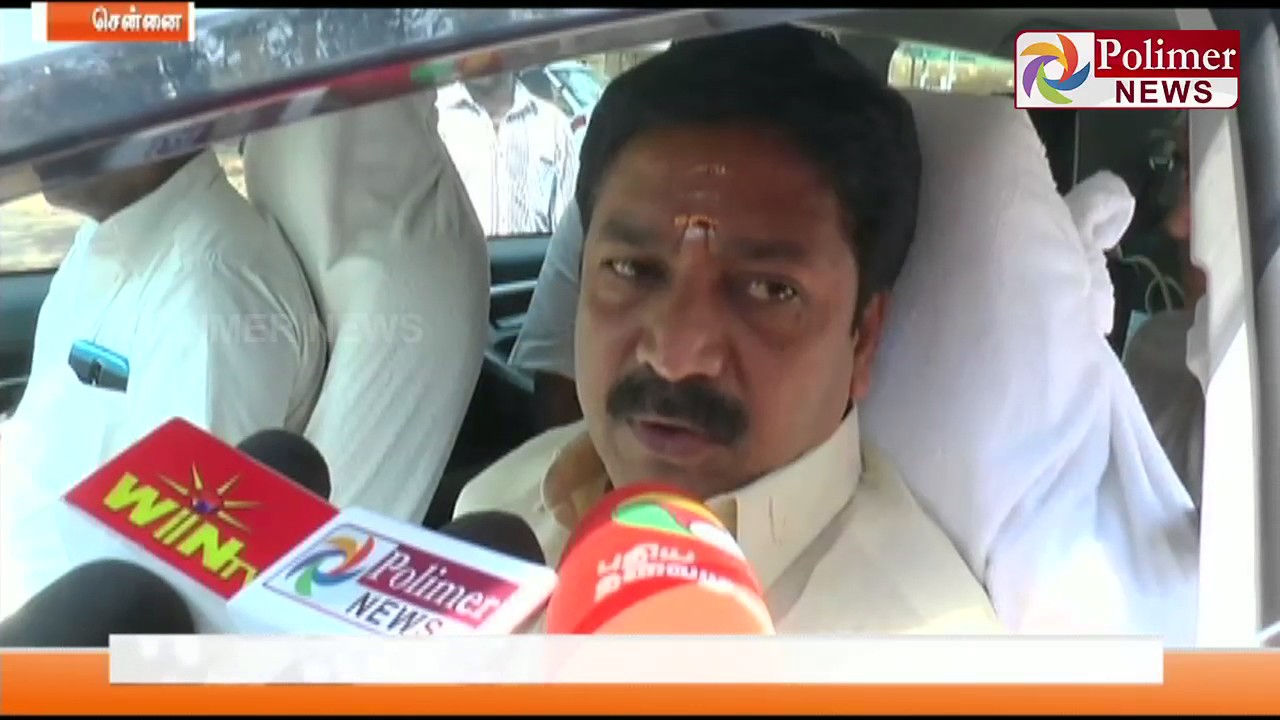 C V Shanmugam : OPS didn't give any Conditional Statement to join ADMK Amma Team | Polimer News