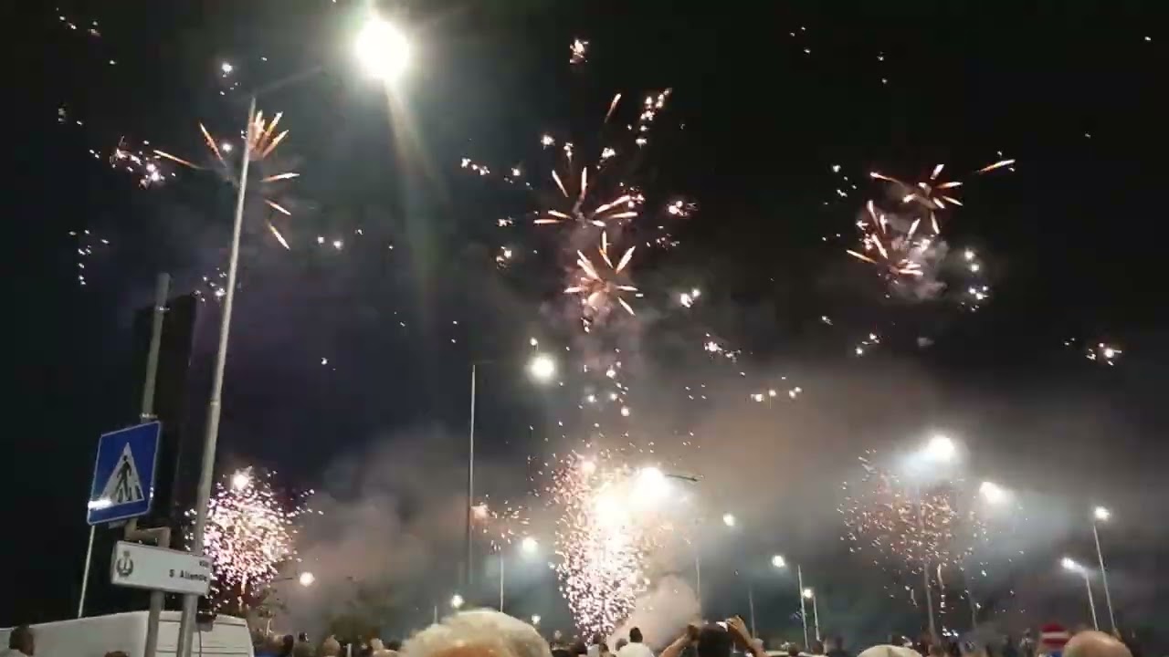 Spettacolo pirotecnico in onore di Maria SS. delle Grazie Sava di Baronissi(Sa) 13/07/2025