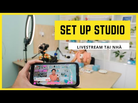 Video Báo giá livestream set up studio tại nhà ở Hà Nội - youtube