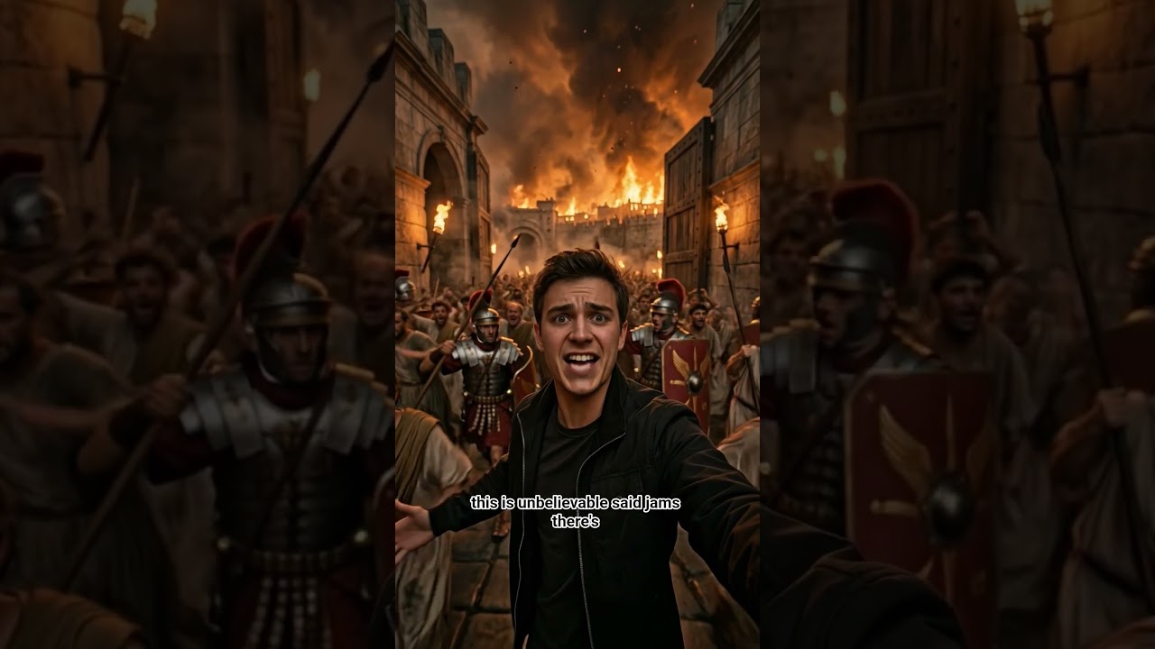 ROME IS BURNING! 😨 (Live Report from 64 AD) #timetravel #history #documentary #historydispatch #pov