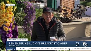 Remembering Lucky Wong, owner of popular North Park breakfast spot