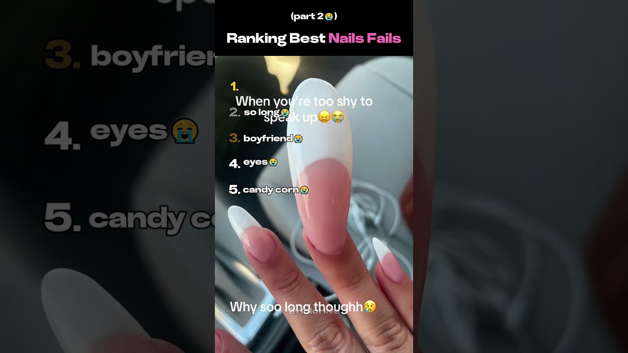 Ranking Best Nail Fails😂😭(Part 2)