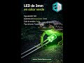 LED de 3mm en color verde  #2mtechperu #huánuco