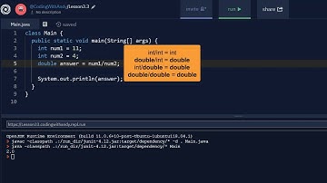 Lesson 3-3: Division (Introductory Java Programming for AP Computer Science A)