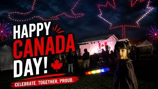 Canada Day Drone Show 🇨🇦 Epic Sky Lights You Can’t Miss!@Giannakalra05 