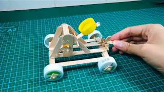 How To Make A Mini Catapult With Popsicle Sticks Undeadgeek
