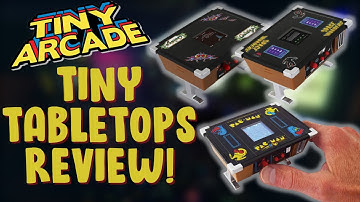 Tiny Arcade Pac-Man, Space Invaders & Galaga Tabletop Editions Review!