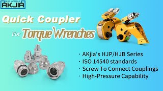 Quick Couplers Used in Hydraulic Torque Wrenches