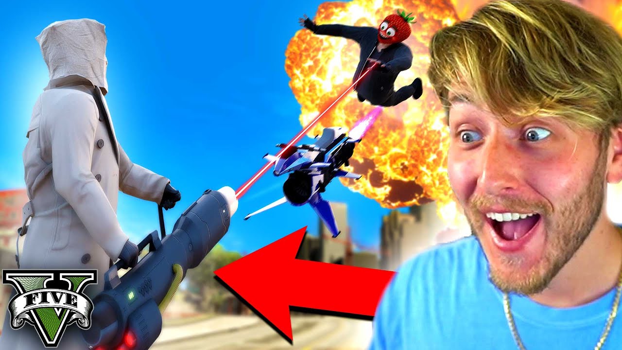 DEZE NIEUWE LASERGUNS IN GTA 5 ZIJN BIZAR!!