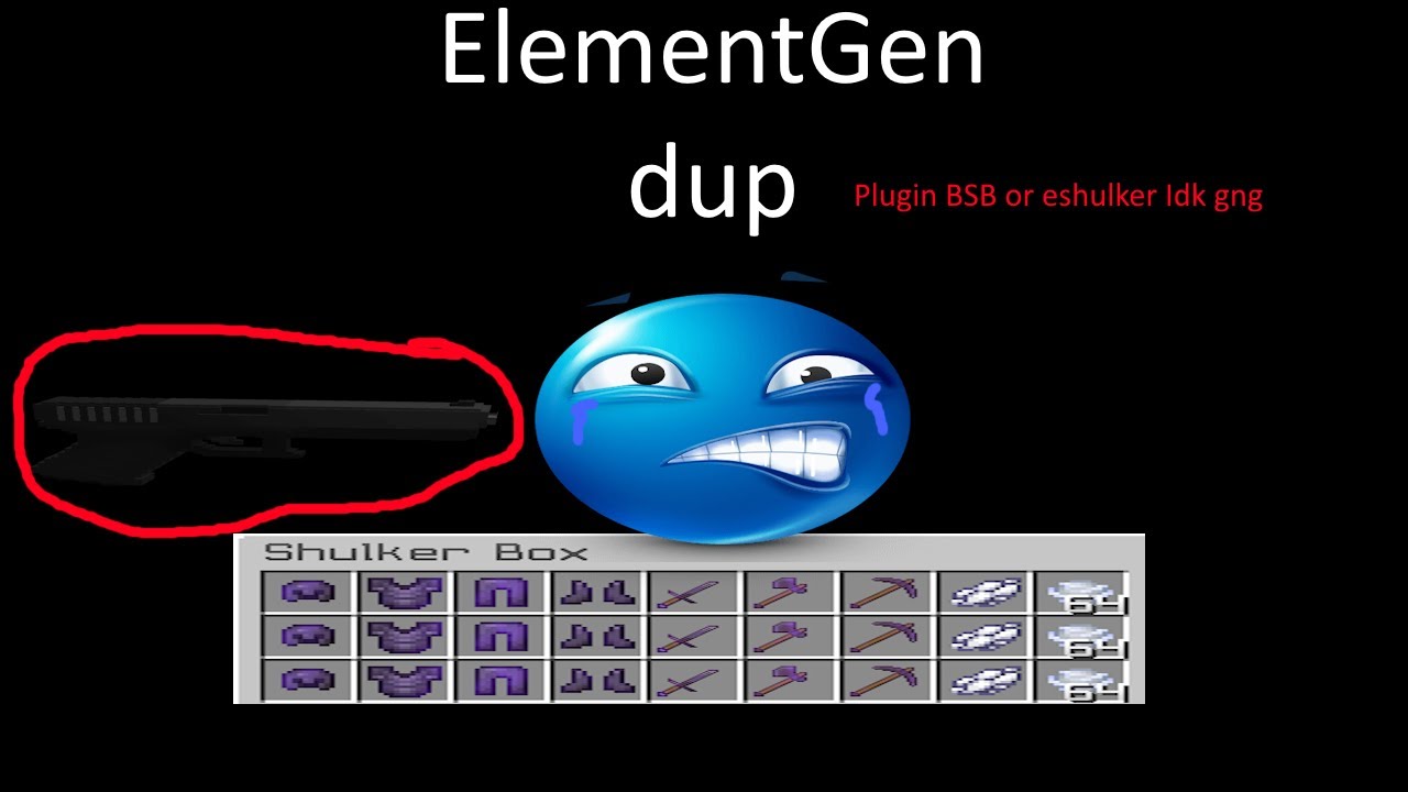 Minecraft ElementsGen / shulker plugin dupe Java