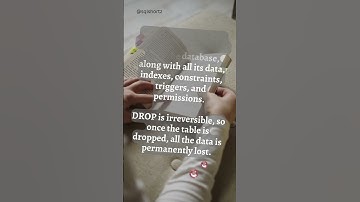 SQL Truncate vs Drop vs Delete: The Ultimate Guide to Table Operations | SQL | Data Engineer